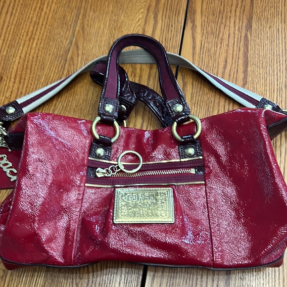 Red Patent Leather Coach bag - Picture 1 of 5